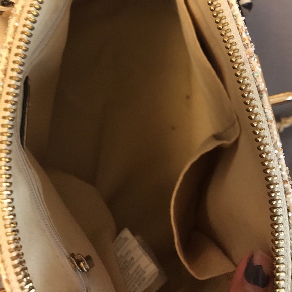 White Glitter Purse - Picture 3 of 4